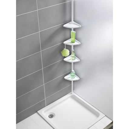 WENKO 3201010100 - Elemento angolare COMPACT 26x195 cm bianco