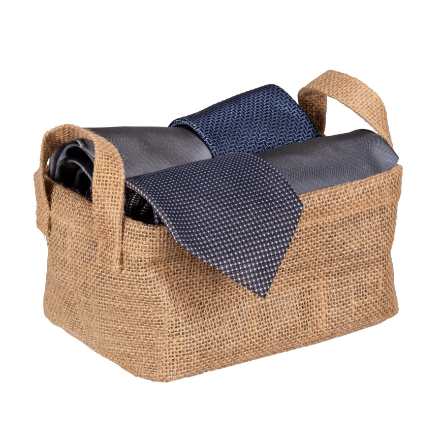 WENKO 64470100 - Cestino JUNA 20x15 cm marrone