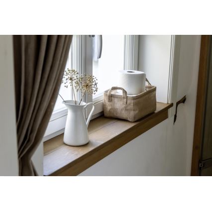 WENKO 64470100 - Panier JUNA 20x15 cm marron