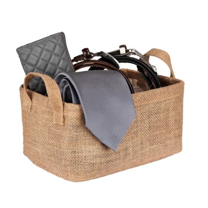 WENKO 64471100 - Cestino JUNA 24x17 cm marrone