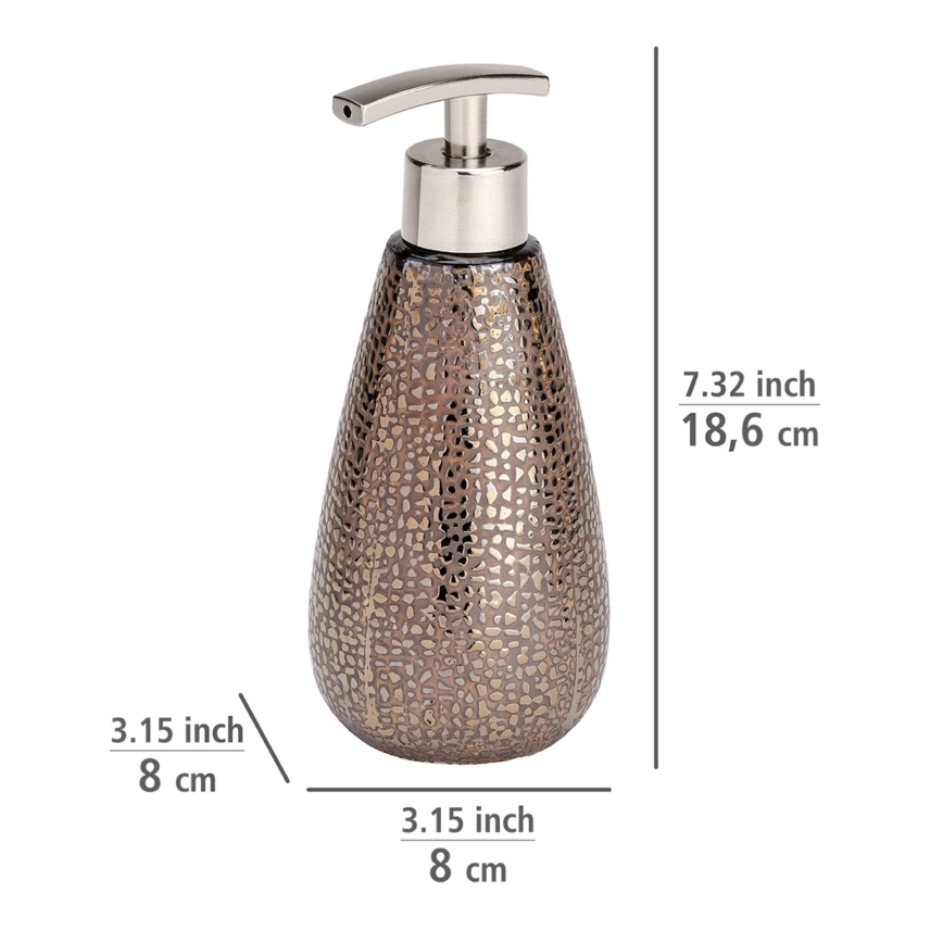 WENKO 69109800 - Set de salle de bains MARRAKESH 12,5x41 cm marron