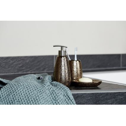 WENKO 69109800 - Set de salle de bains MARRAKESH 12,5x41 cm marron