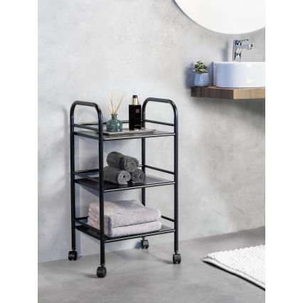 WENKO 71560800 - Carrello 41x75 cm nero