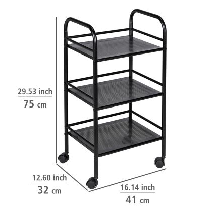 WENKO 71560800 - Chariot 41x75 cm noir
