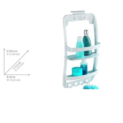 WENKO 8409100 - Scaffale UNIVERSAL 26x54,5 cm bianco