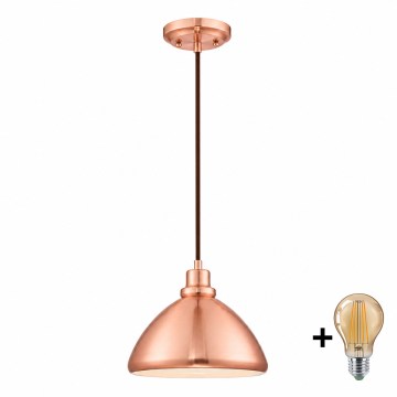 Westinghouse 6103940 - Lampadario LED su cavo 1xE27/60W/230V Ø 25,5 cm