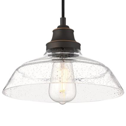 Westinghouse 6116640 - Lampadario sospeso a cavo IRON HILL 1xE27/60W/230V Ø 28 cm