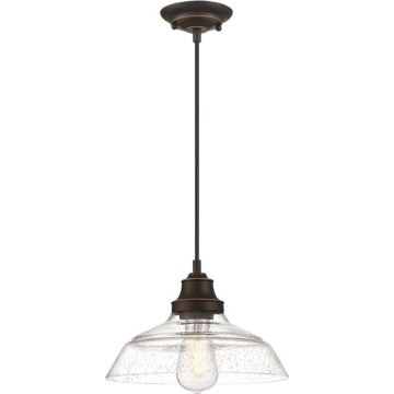 Westinghouse 6116640 - Suspension sur câble IRON HILL 1xE27/60W/230V Ø 28 cm