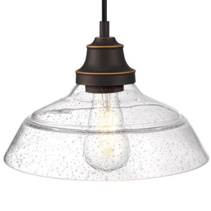 Westinghouse 6116640 - Suspension sur câble IRON HILL 1xE27/60W/230V Ø 28 cm