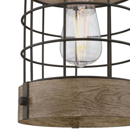 Westinghouse 61180 - Lampadario a sospensione con cavo LANGSTON 1xE27/60W/230V ø 19 cm pino