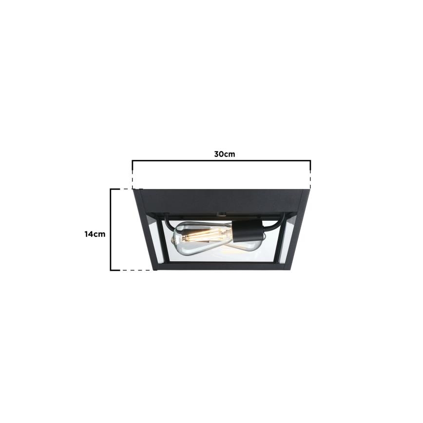 Westinghouse 61219 - Plafonnier extérieur PETERSON 2xE27/40W/230V IP44