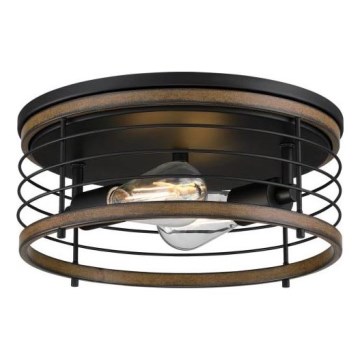 Westinghouse 61250 - Plafoniera ACKTON 2xE27/60W/230V barnwood