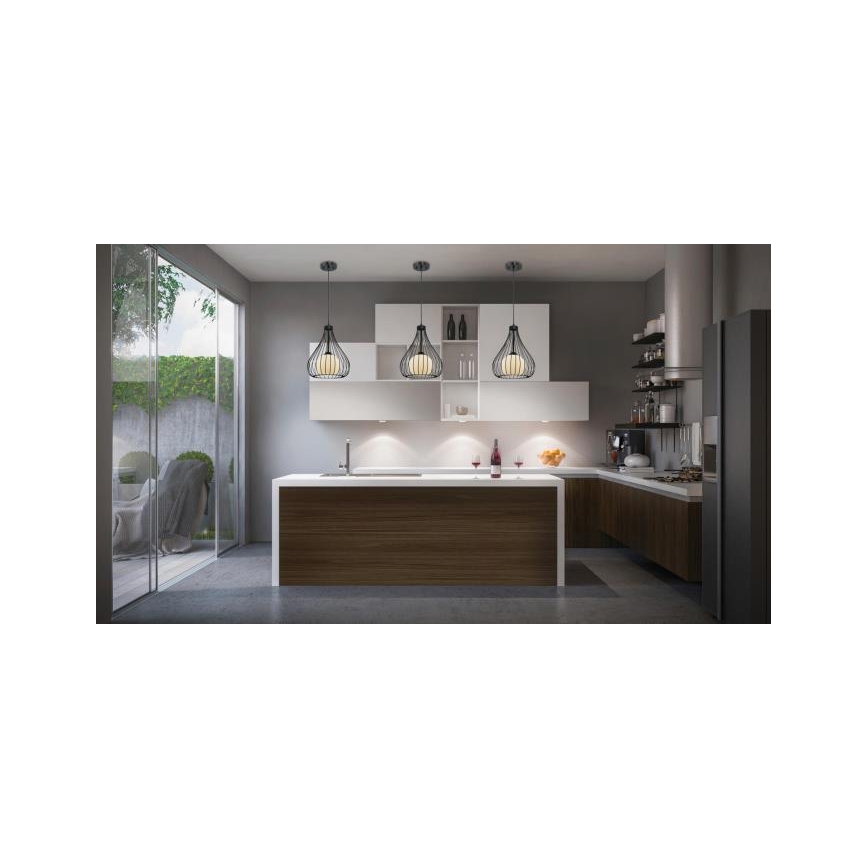 Westinghouse 6205140 - Lampadario a cavo 1xE27/60W/230V Ø 30 cm