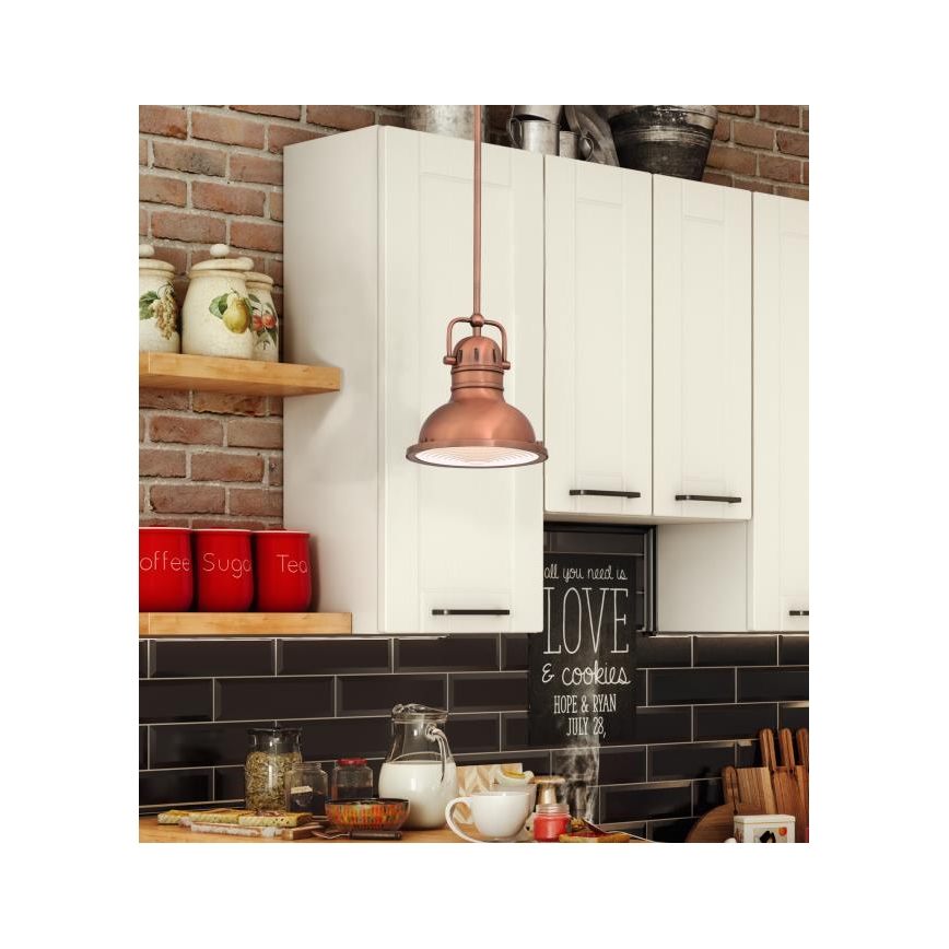 Westinghouse 6308440 - Deckenleuchte mit Stange BOSWELL 1xE27/60W/230V Ø 22 cm