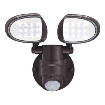 Westinghouse 63642 - Proiettore da esterno a LED con sensore 2xLED/8,75W/230V IP44