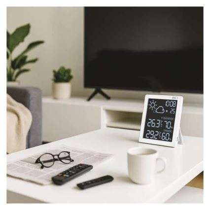 Wetterstation 5V 2xAAA + 2xAAA schwarz