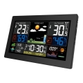 Wetterstation mit Farb-LCD-Anzeige 230V/2xAA + 2xAA
