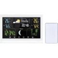 Wetterstation mit Farbdisplay 5V/2xAAA weiß