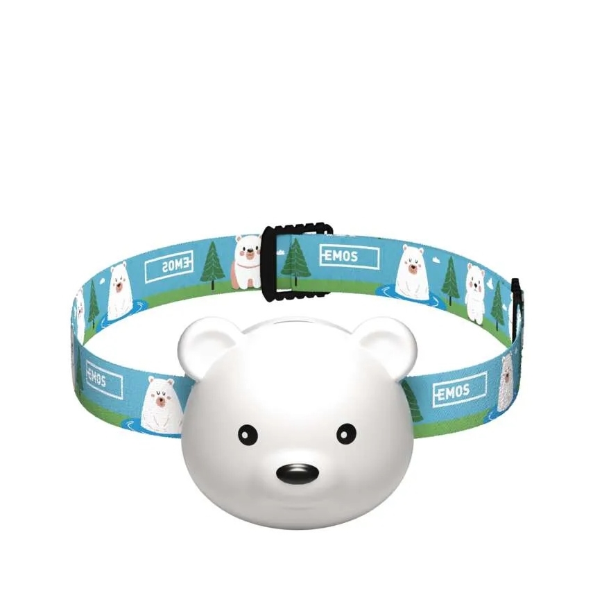Wiederaufladbare LED-Stirnlampe LED/USB, 500 mAh – Bär