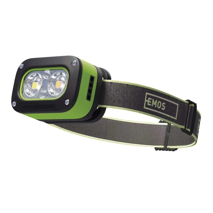 Wiederaufladbare LED-Stirnlampe LED/USB IP43 800 mAh