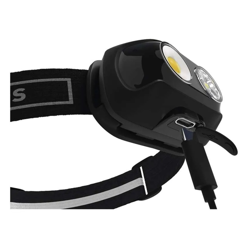Wiederaufladbare LED-Stirnlampe, USB, 1200 mAh