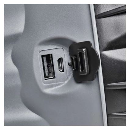 Wiederaufladbare LED-Taschenlampe, 3,7 V, 4000 mAh