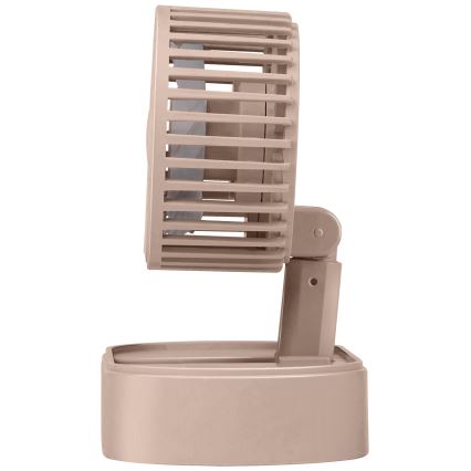 Wiederaufladbarer Tischventilator 3,7 V 1200 mAh – Rosa