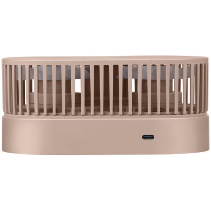 Wiederaufladbarer Tischventilator 3,7 V 1200 mAh – Rosa