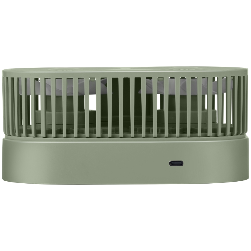 Wiederaufladbarer Tischventilator 3,7V 1200 mAh grün