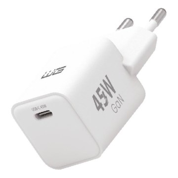 Winner Group - Adattatore a carica rapida 1xUSB-C Power Delivery 45W bianco