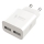 Winner Group - Adattatore di ricarica 2xUSB-A 12W bianco