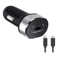 Winner Group - Caricabatterie da auto 1xUSB-C Power Delivery 20W + Cavo USB USB-C / USB-C 1 m nero