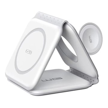 Winner Group - Caricatore wireless pieghevole 3-in-1 MAXFLEX 22,5W bianco