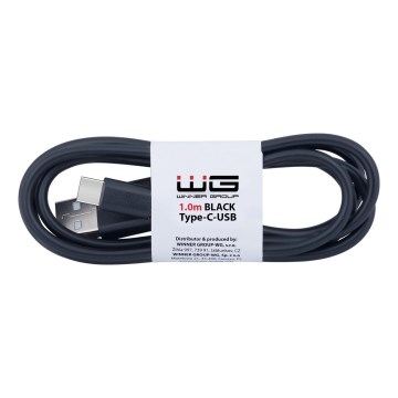 Winner Group - Cavo USB USB-C / USB-A 1m nero