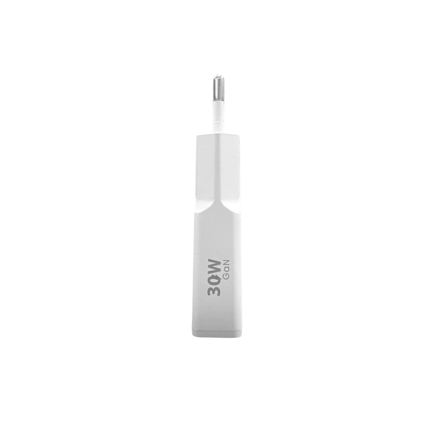 Winner Group - Chargeur GaN 1xUSB-A + 1xUSB-C 30W blanc