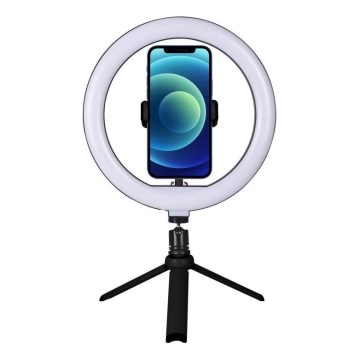 Winner Group - dimmbare LED-Tischlampe mit Stativ und Halterung für Vlogging LED/10W/5V