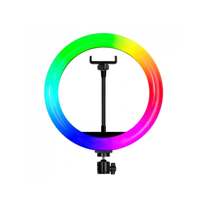 Winner Group - Lampada da terra LED RGB dimmerabile con treppiede e supporto per vlog LED/10W/5V
