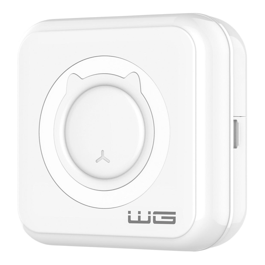 Winner Group - Mini stampante termica 800 mAh bianco