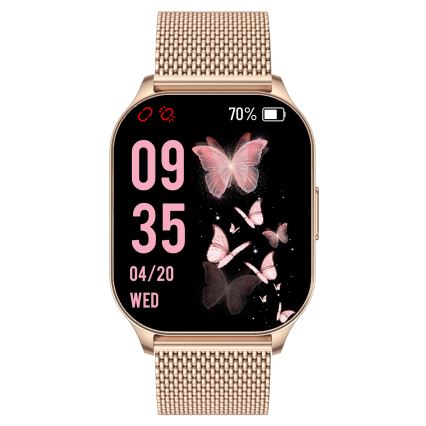 Winner Group - Montre connectée AirFlexOne+ 300 mAh IP68 dorée