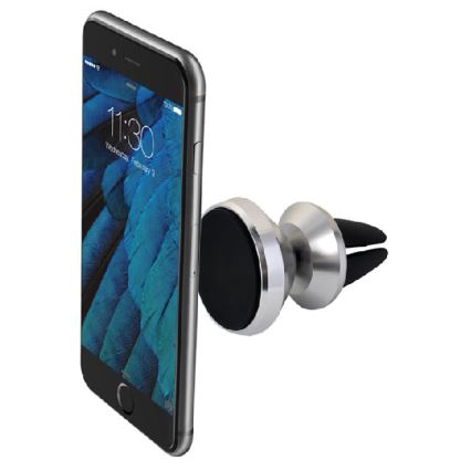Winner Group - Porta telefono magnetico per auto argento