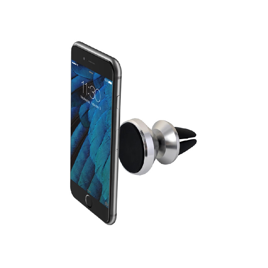Winner Group - Porta telefono magnetico per auto argento