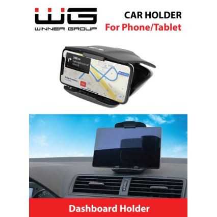 Winner Group - Porta telefono per auto con ventosa nero