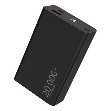 Winner Group - Power Bank con display 20000 mAh 20W Power Delivery nero