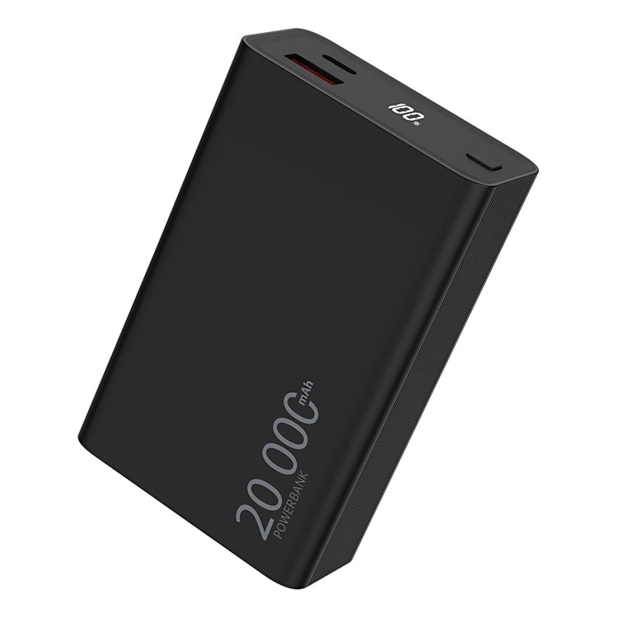 Winner Group - Power Bank con display 20000 mAh 20W Power Delivery nero
