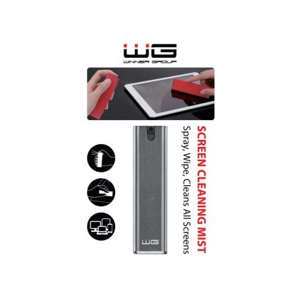 Winner Group - Pulitore per schermo 2 in 1, nero