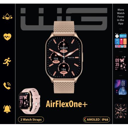 Winner Group - Smartwatch AirFlexOne+ 300 mAh IP68 oro