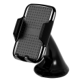 Winner Group - Supporto auto per telefono per parabrezza, nero