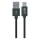 Winner Group - USB-Kabel mit verlängertem Stecker USB-C / USB-A 60W 1m schwarz