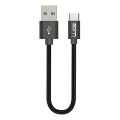 Winner Group - USB-Kabel USB-C / USB-A 60W 20cm schwarz