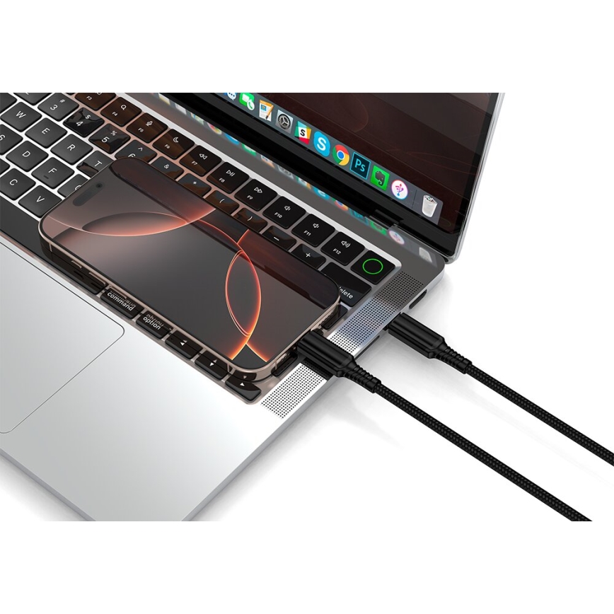 Winner Group - USB-Kabel USB-C / USB-C 240W 1m schwarz